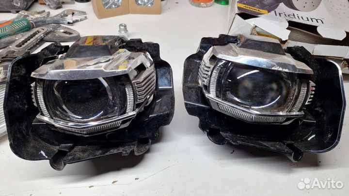 Линзы фар Volkswagen Tiguan Mid Led