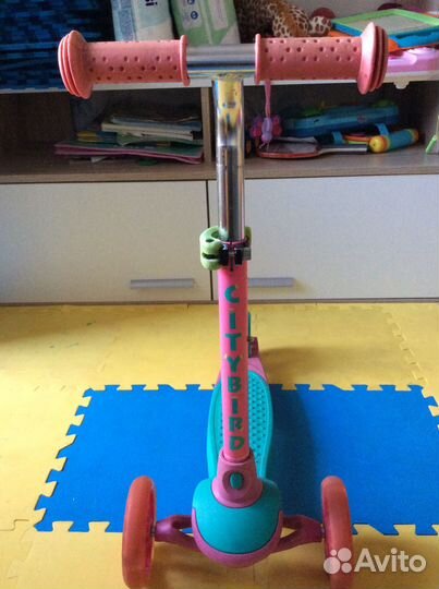 Самокат детский трехколесный складной