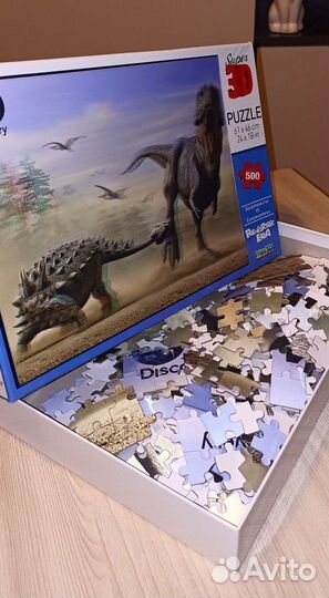 Пазл 3 D 500 деталей Эра Динозавров