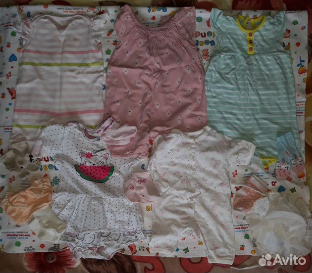 Вещи пакетом на девочку 3-6 месяцев