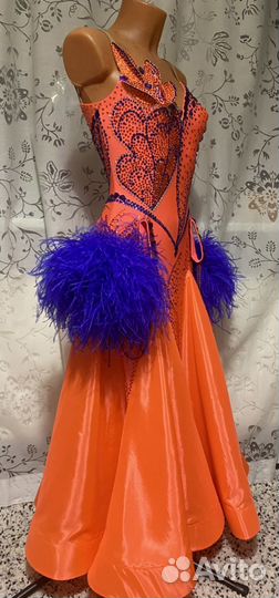 Платье для бальных танцев стандарт