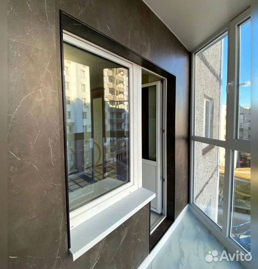 Остекление балконов под ключ