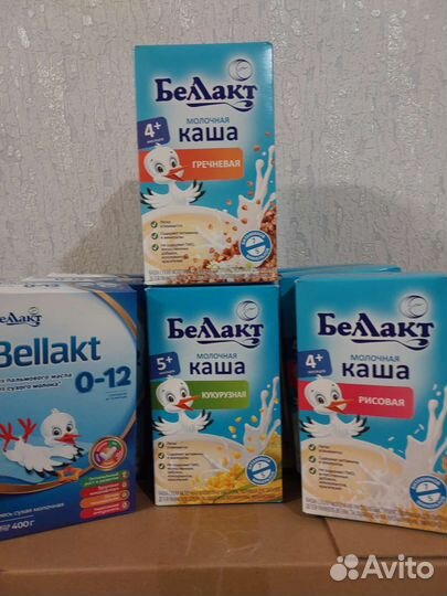 Детские каши молочные смесь