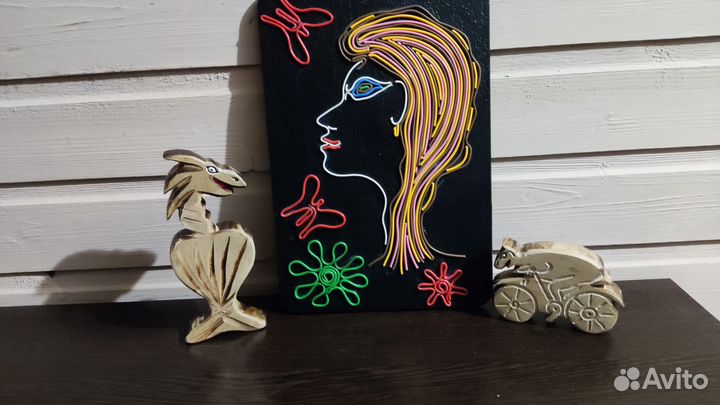 Игрушечные фигурки из дерева ручной работы