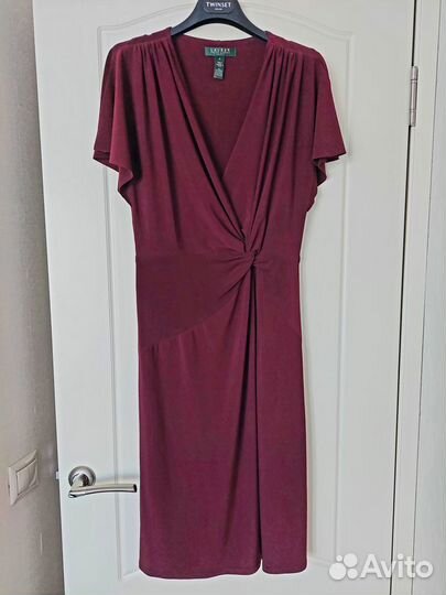 Ralph Lauren платье бордовое р.44