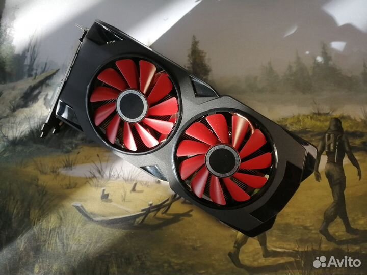 Видеокарта RX 470 на 8Gb видеопамяти - XFX