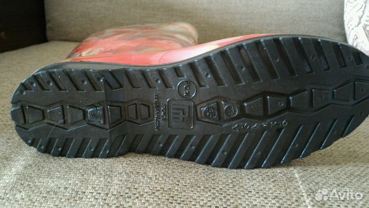 Сапоги с теплым носком, новые