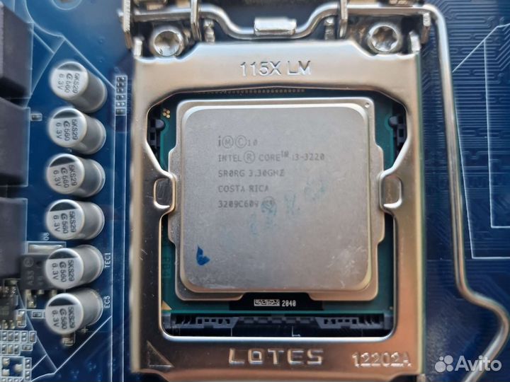 Комплект S-1155 H61+Core i3 3220+DDR3 4Gb