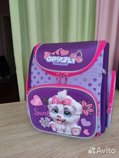 Рюкзак школьный для девочки grizzly