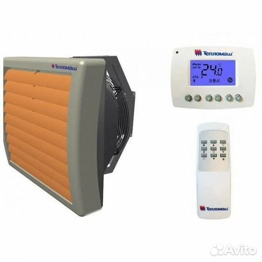 Тепловентилятор с водяным источником тепла