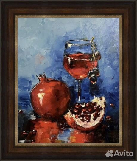 Картина маслом на холсте натюрморт