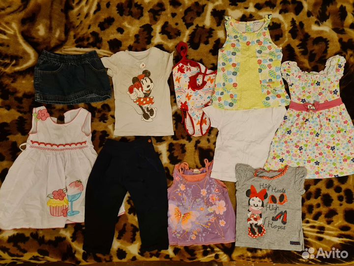 Большой пакет вещей на девочку 3 года