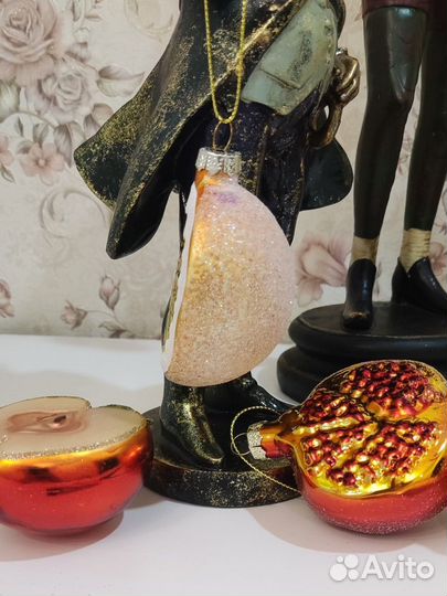 Ёлочные игрушки стекло