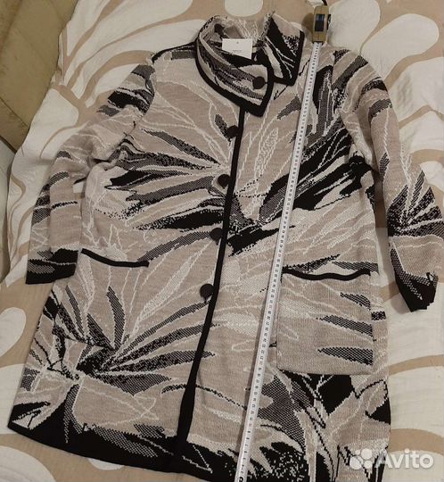 Кардиган женский,длинный,р-р 60,новый