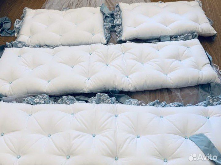 Шикарный комплект бортиков каретная стяжка