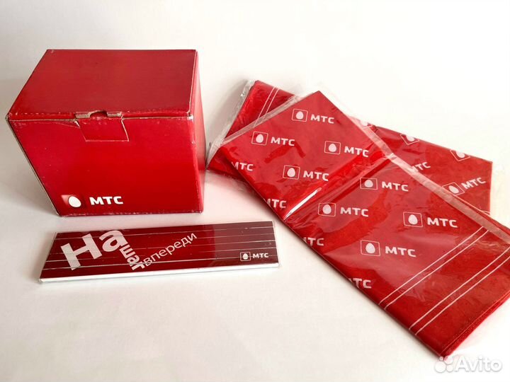 Мерч МТС Набор новый: кружка, банданы, карандаши