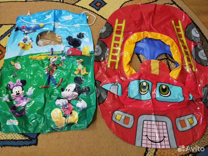 Круг и матрасик для купания