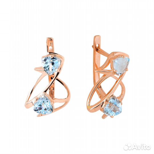 Серьги золотые