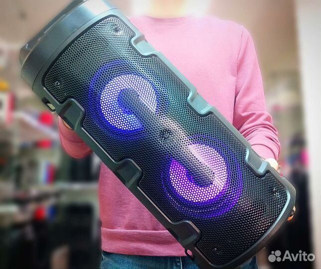 Колонка с блютуз и подсветкой