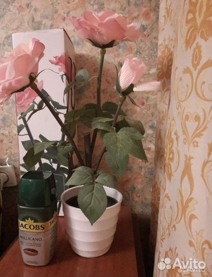 Светильник светодиодный Роза. Высота 51см