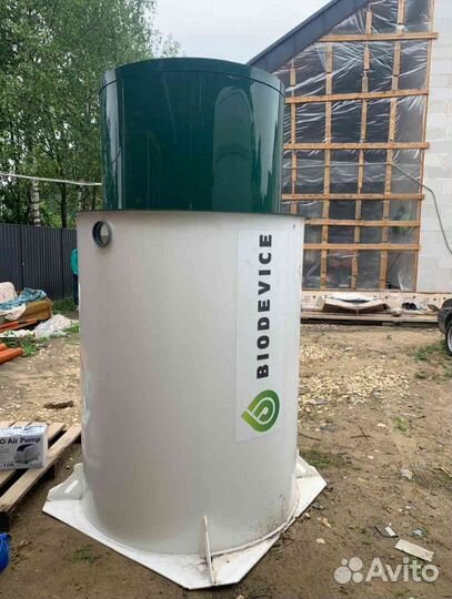 Септик Био на 4 человека, без электричества.Монтаж