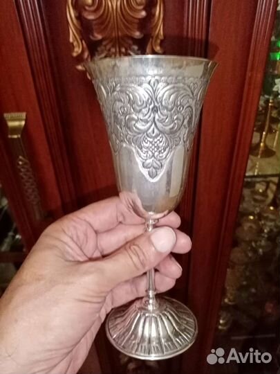 Серебро Фужеры Бокалы Рюмки 21см