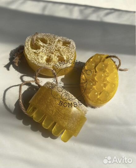 Массажное мыло с люфой