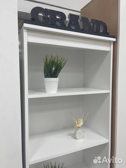 Стеллаж белый мори 600.3