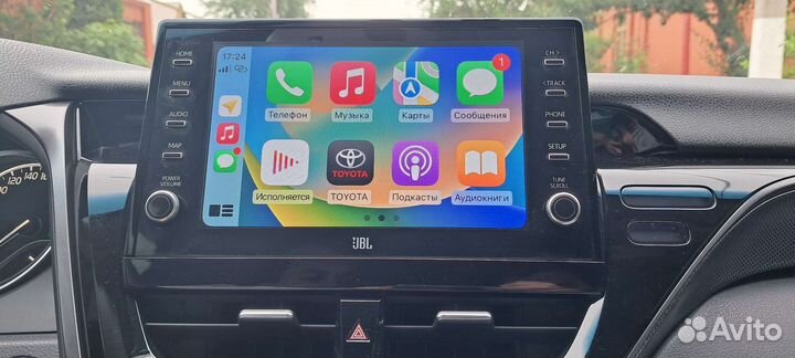Активация CarPlay Camry