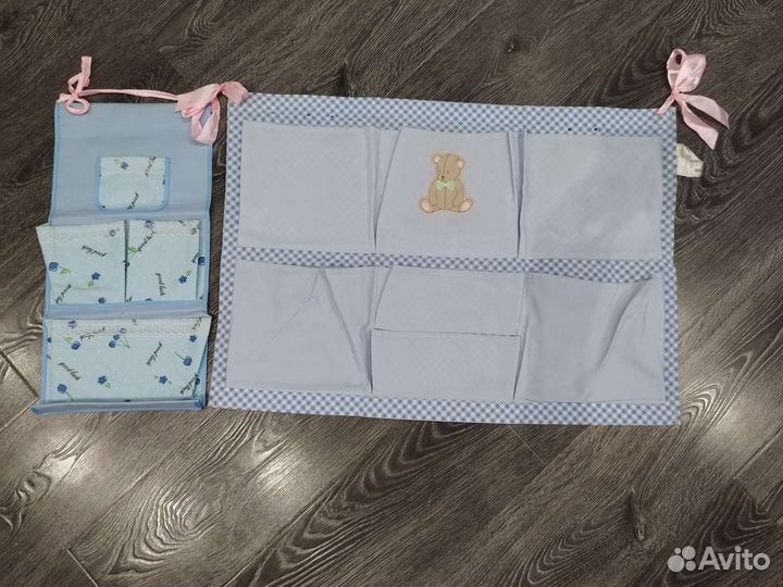 Кармашки-органайзер на детскую кроватку