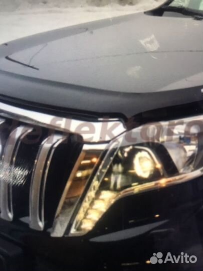 Дефлектор капота prado 150