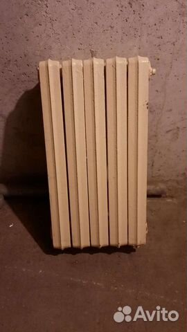 Батарея чугунная 5 ребер б/у