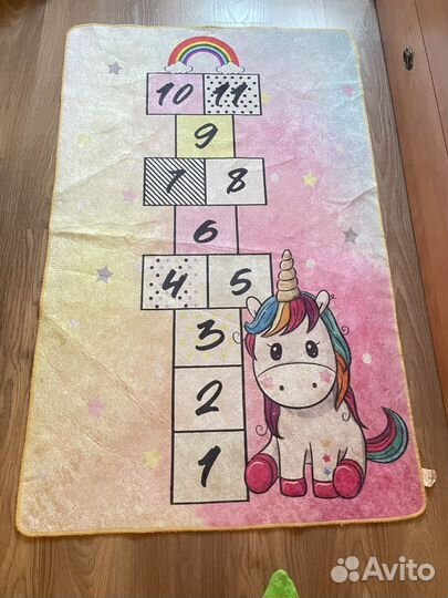 Коврик детский и плед детский