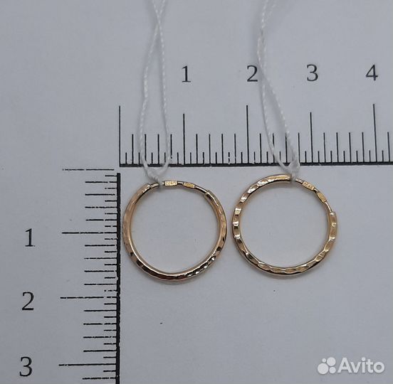 Золотые серьги