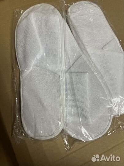 Тапочки одноразовые махровые 17 пар