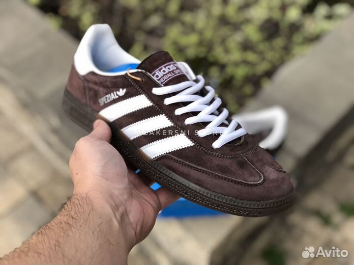 Кроссовки Adidas Handball Spezial Shadow Brown Gum