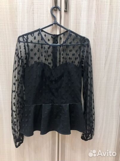 Блузка с баской