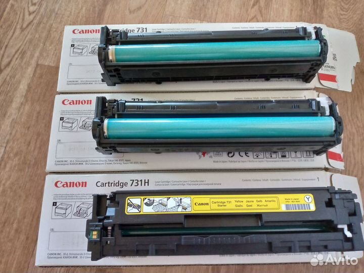 Оригинальные картриджи для лазерного принтера