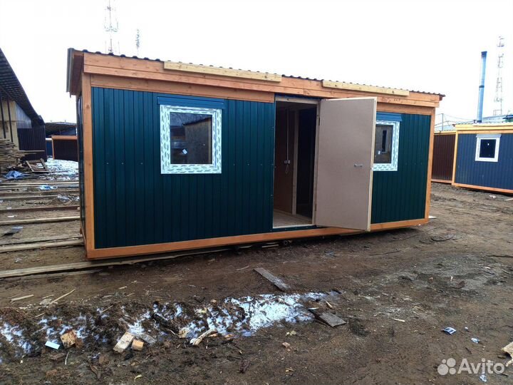 Бытовка новая 6х2,3м дачная распашная