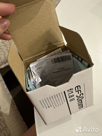 Объектив canon ef 50mm f/1.8 II