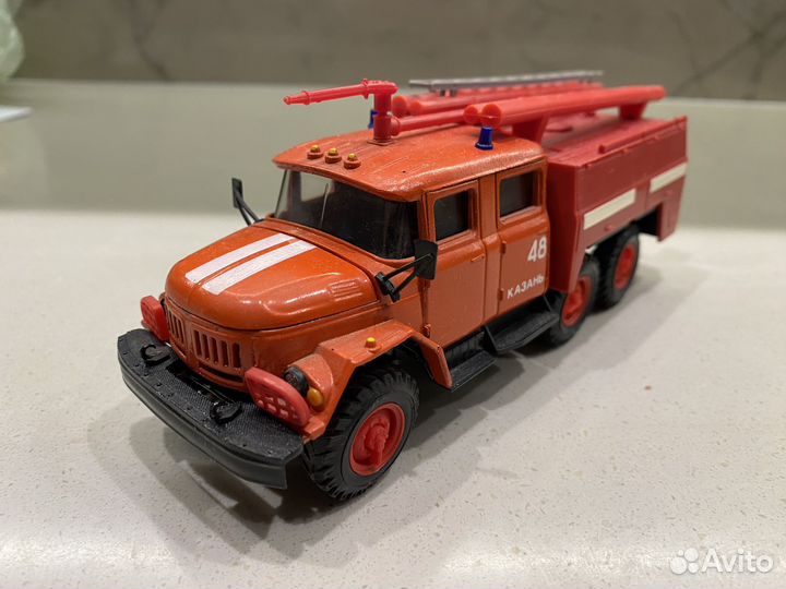 Модель ЗИЛ 131 пожарная 1:43 СССР элекон арек