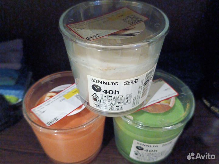 Ароматические свечи sinnlig IKEA