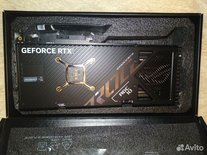 Видеокарта Asus ROG Strix GeForce RTX 4070 Ti OC