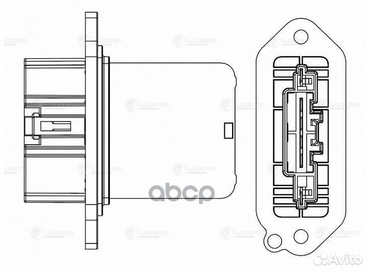 LFR 2549 резистор вентилятора отопителя Mazda