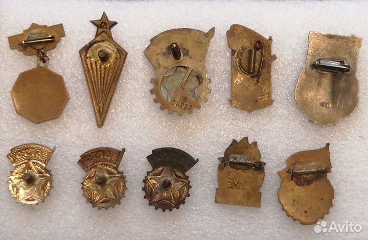 Значки ссср/тяж.мет