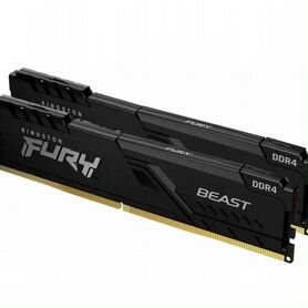 Kingston Fury 16gb ddr4 2666Мгц