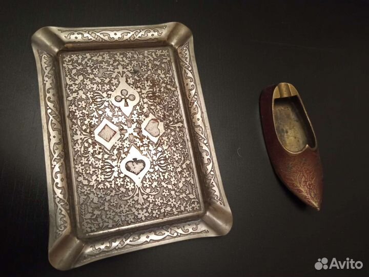 Пепельница бронза