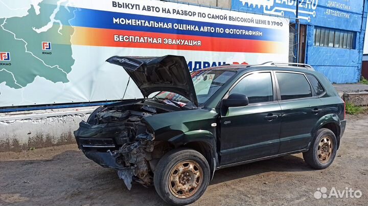 Стекло двери задней левой Hyundai Tucson (JM) 8341
