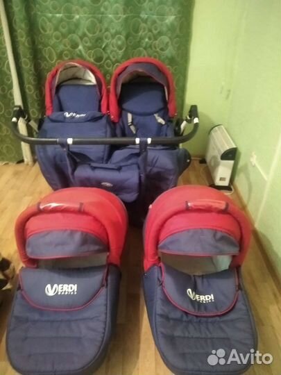 Коляска для двойни