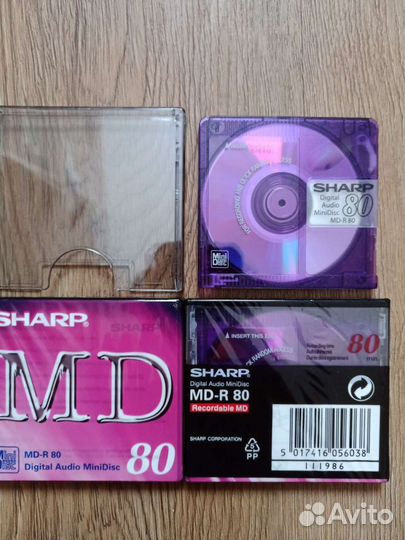 Продам минидиски minidisc sharp